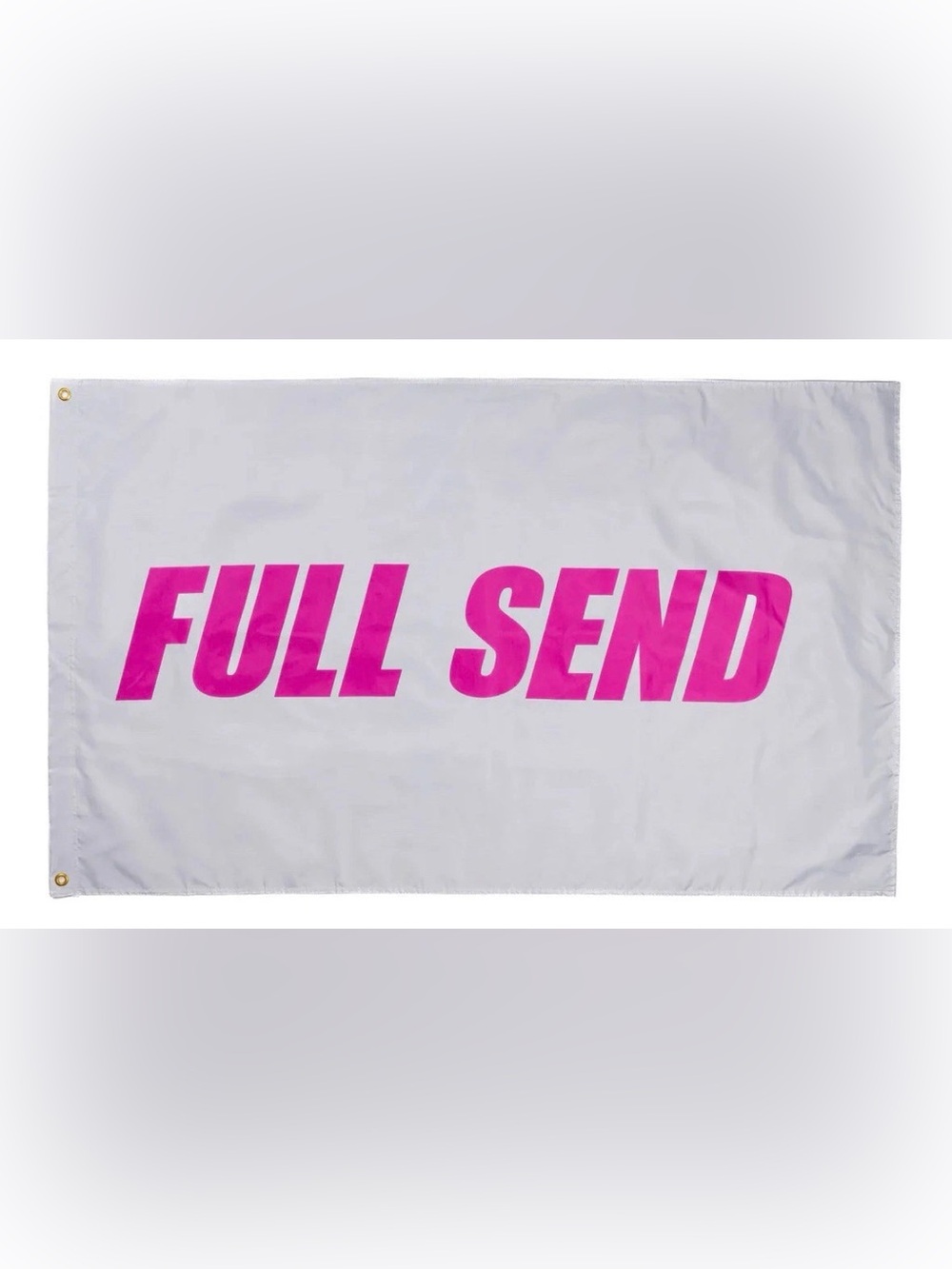 New Full Send BCA Breast Cancer Awareness Banner Flag